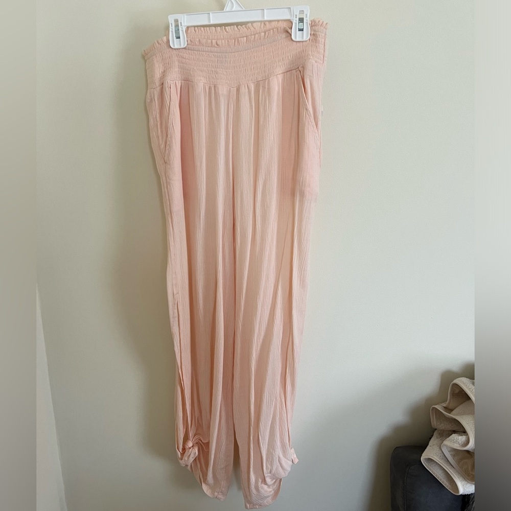 Aerie linen flowy pants